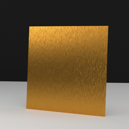Gold Satin Stainless Steel Sheet
