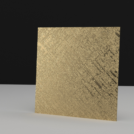 Pattern Etched Champagne Gold
