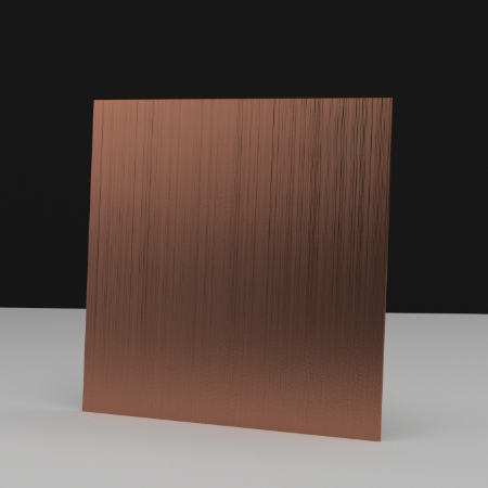 Rose Gold Hairline Stainless Steel Sheet