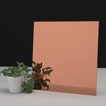 Rose Gold Stainless Steel Decorative Sheet