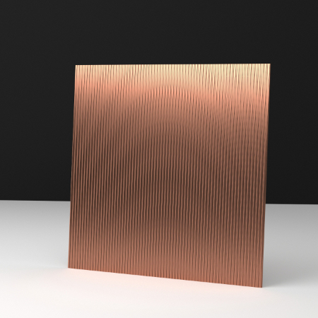 Rose Gold Straightline SS Sheet