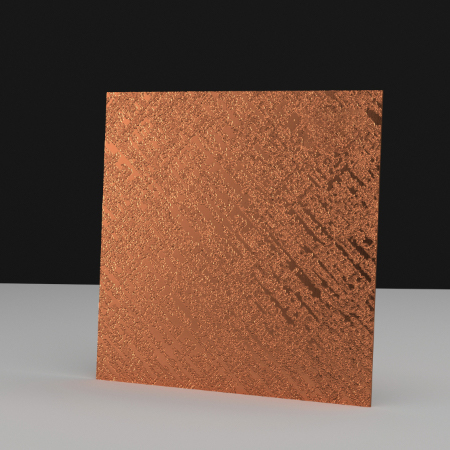 Pattern Etched Silver Copper