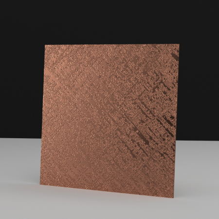 Pattern Etched Rose Gold